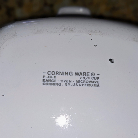 Vintage Corningware 'Spice of Life' Casserole Dishes 3qt and 2/3 cups - Picture 5 of 10